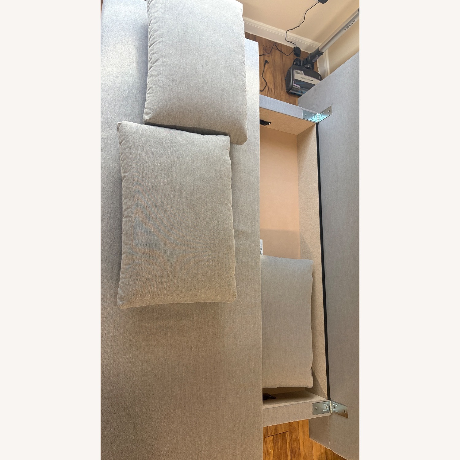IKEA Älvdalen Light Gray Fabric Sleeper Sofa - image-2
