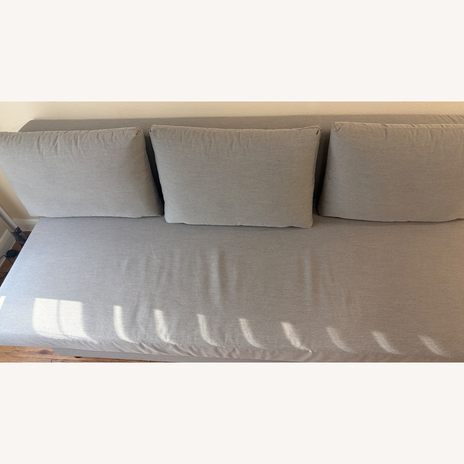 IKEA Älvdalen Light Gray Fabric Sleeper Sofa - image-4