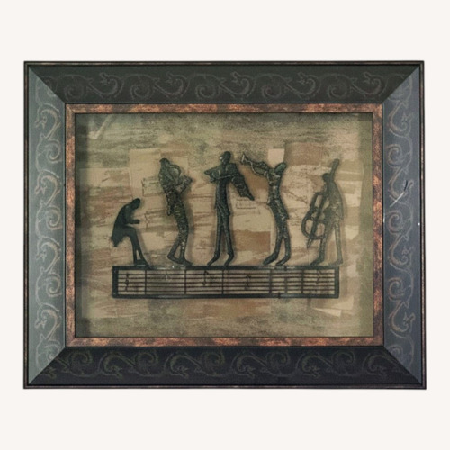 Used Bombay Company Dark Brown Glass Wall Art for sale on AptDeco