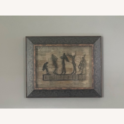 Used Bombay Company Dark Brown Glass Wall Art for sale on AptDeco
