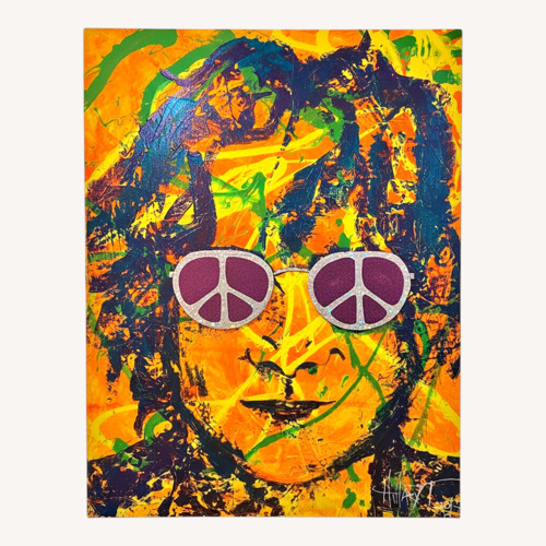 Used Imagine John Lennon Wall Art  for sale on AptDeco