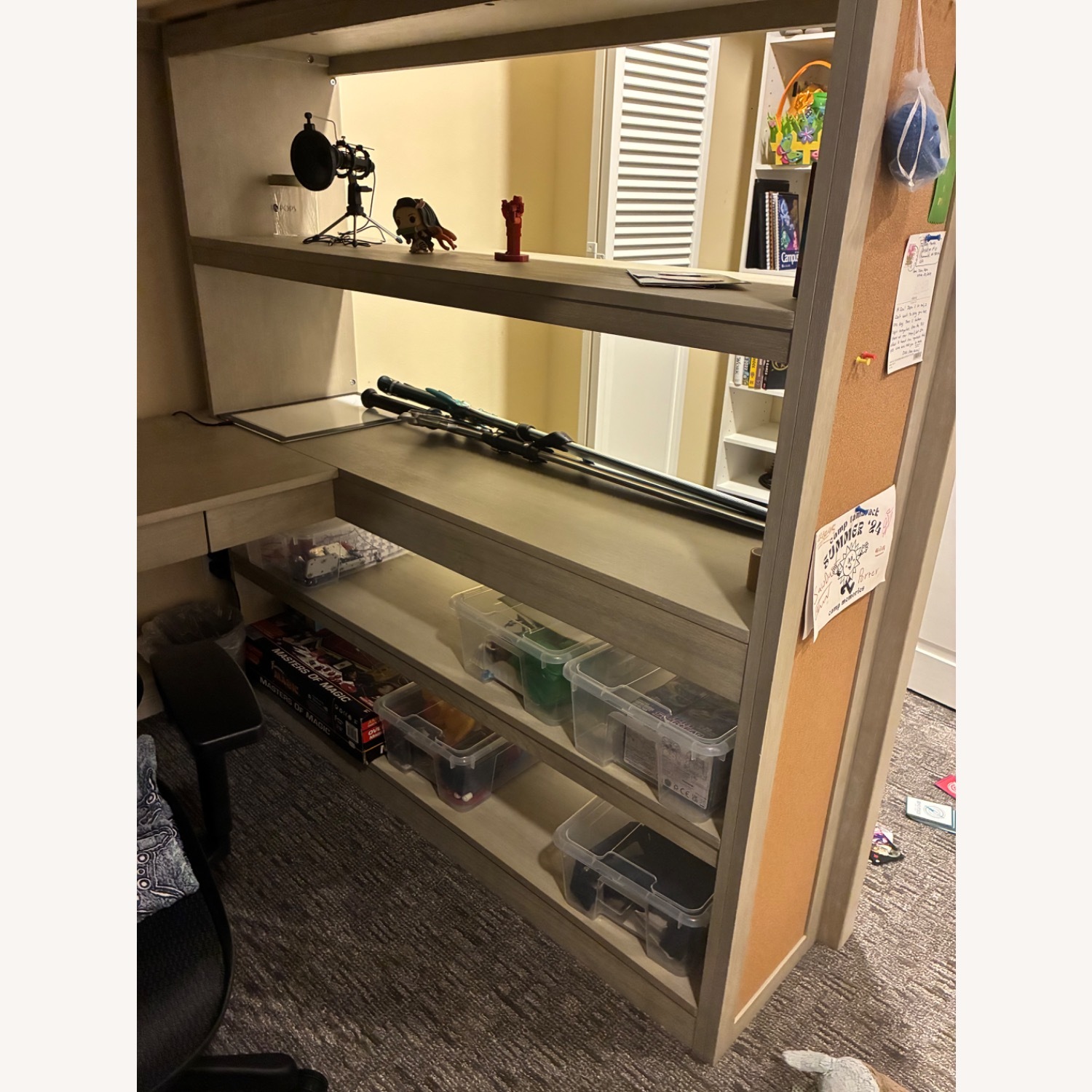 Pottery Barn Teen Light Gray Bunk Bed - image-4