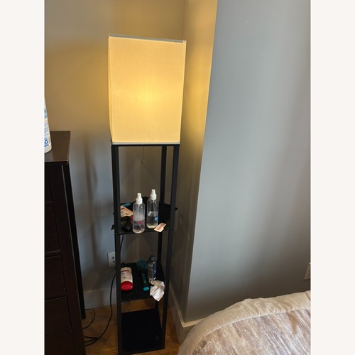 Used 2 Lamps with 3 Layered Tiers of Storage Each for sale on AptDeco