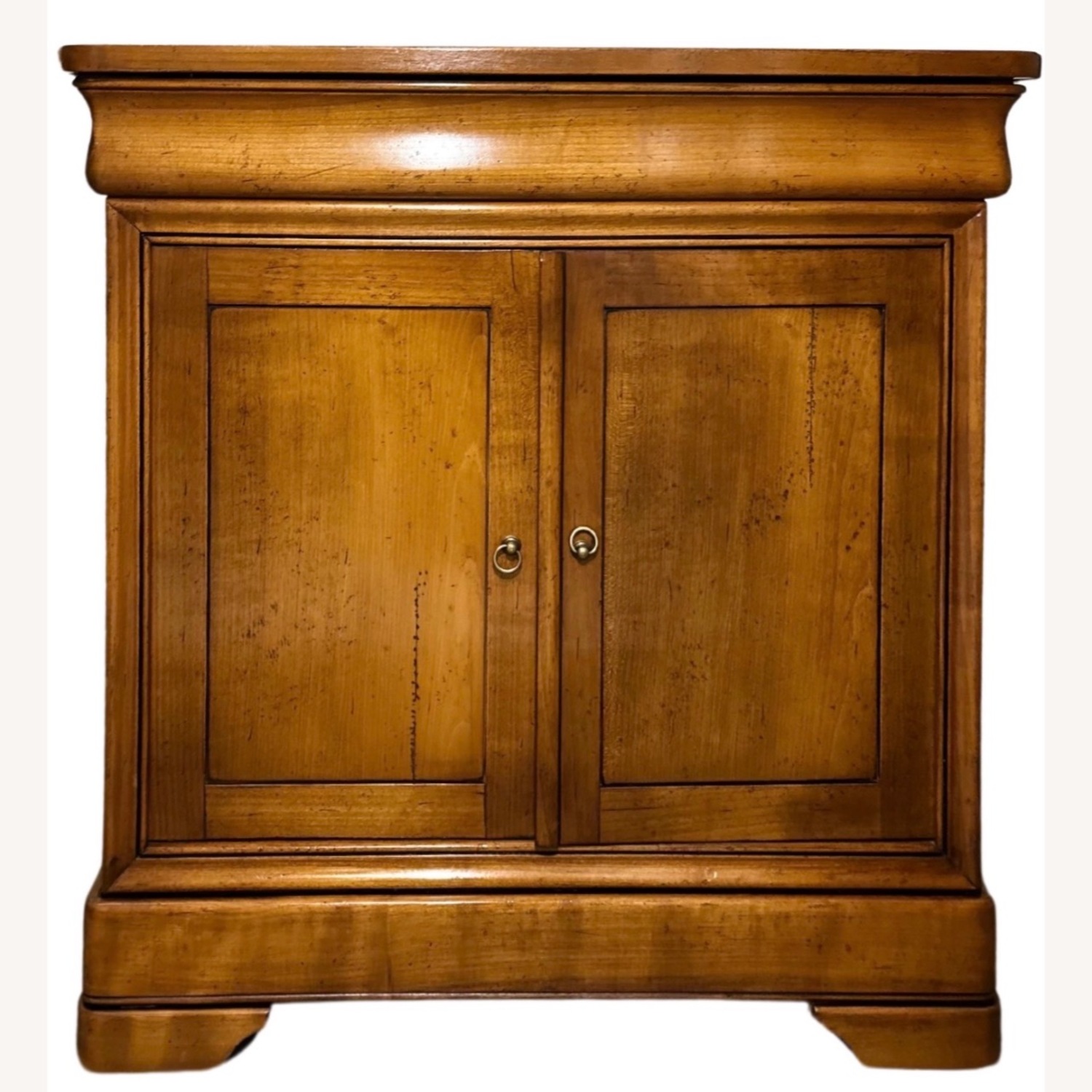 French Artisan Wild Cherry Louis Philipe Sideboard - image-1