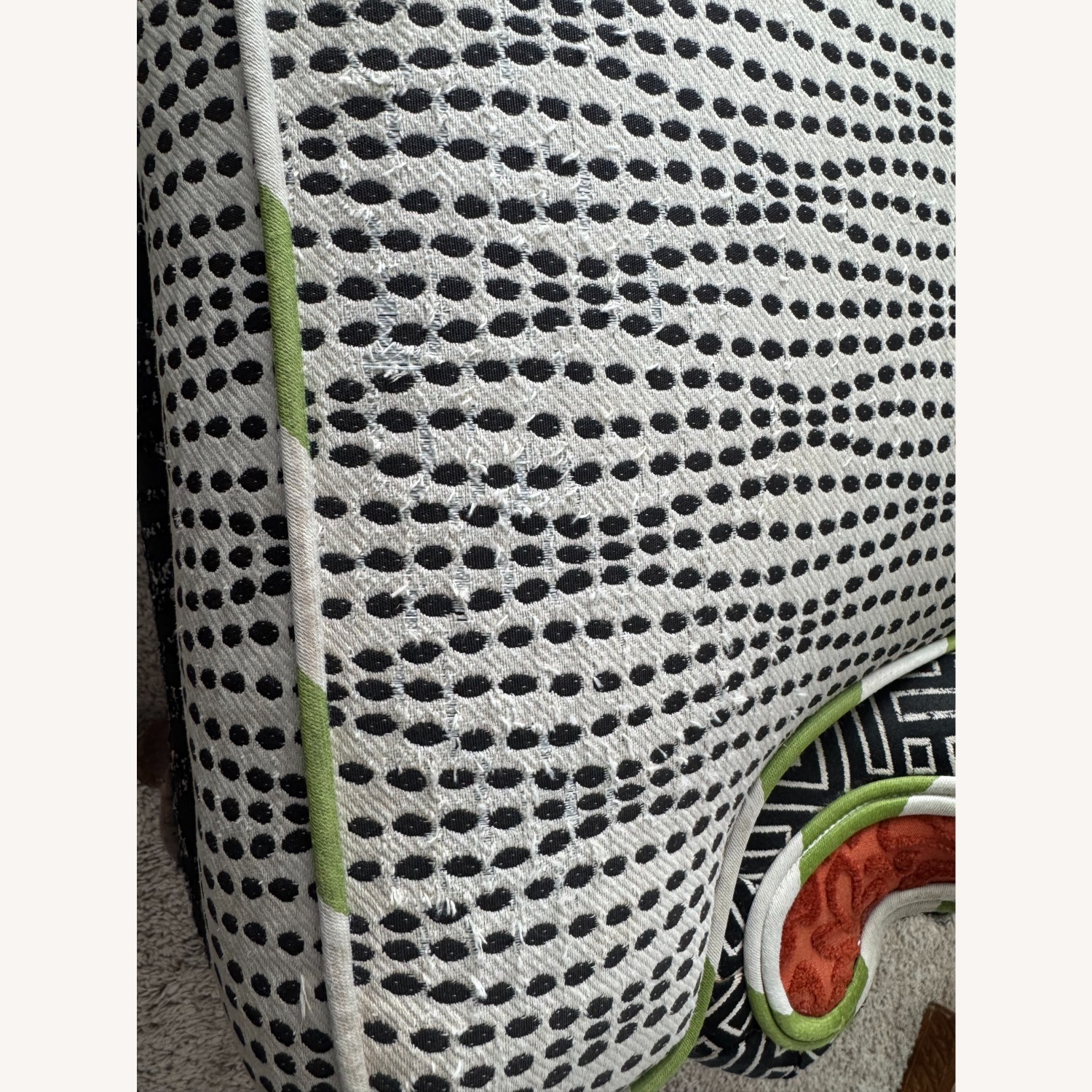 Patterned Vintage Armchair  - image-5