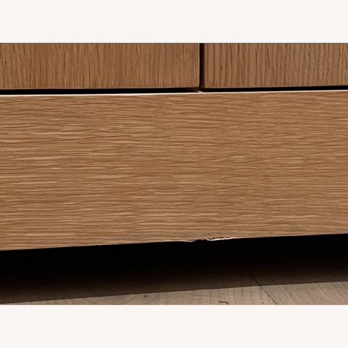 Used Coaster Fine Furniture Light Brown Wood Credenza for sale on AptDeco