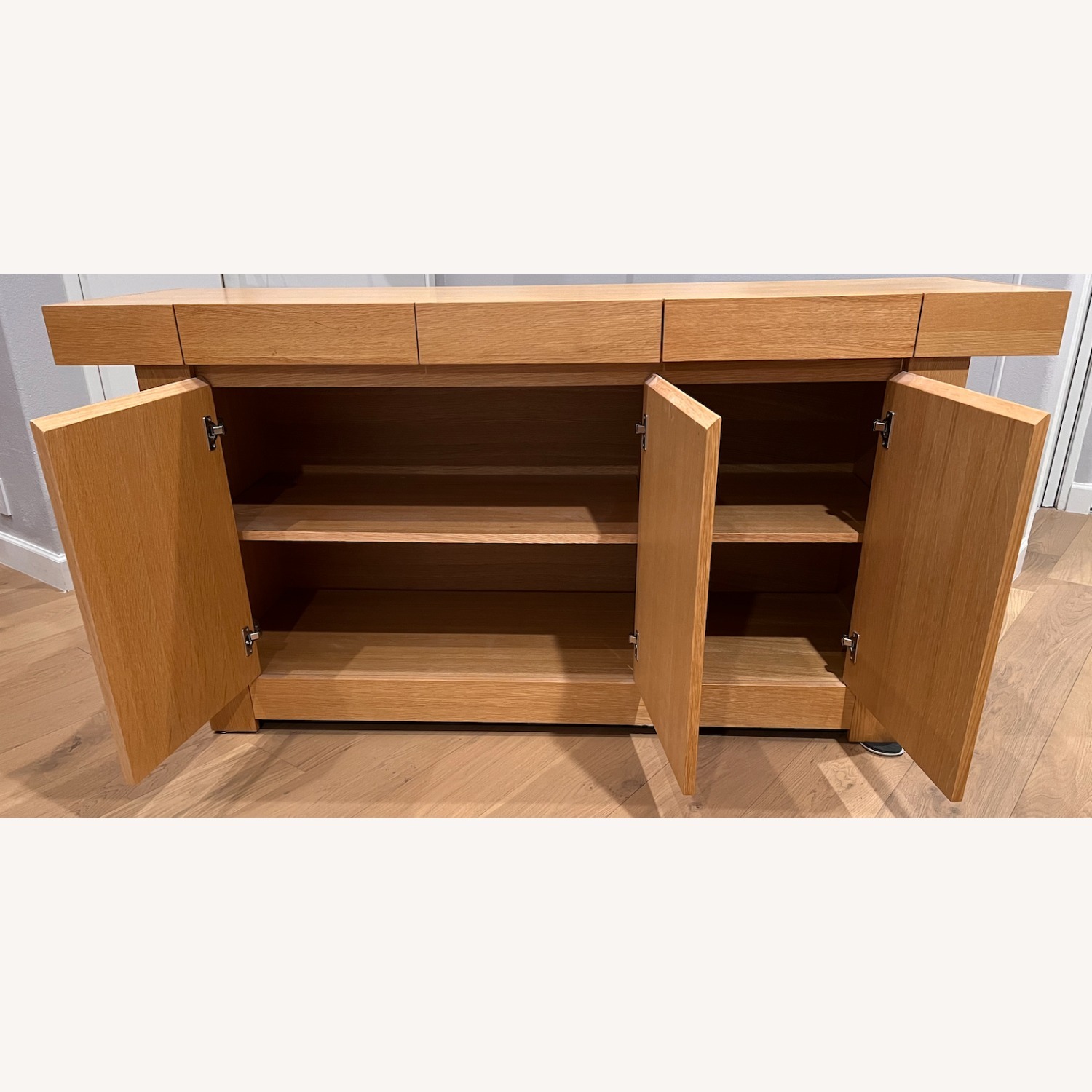 Coaster Fine Furniture Light Brown Wood Credenza - image-5