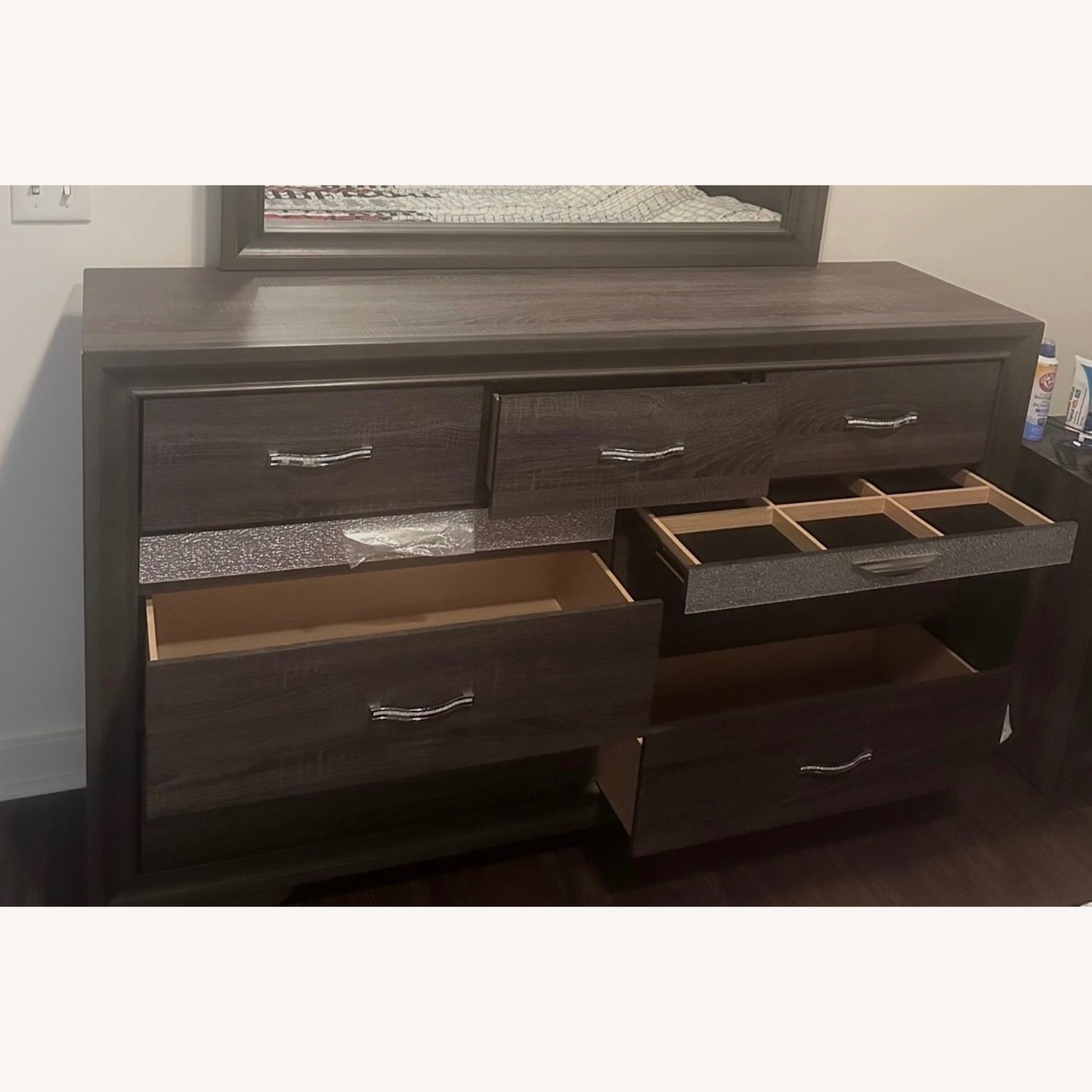 Raymour & Flanigan Dresser and Mirror Set - image-3