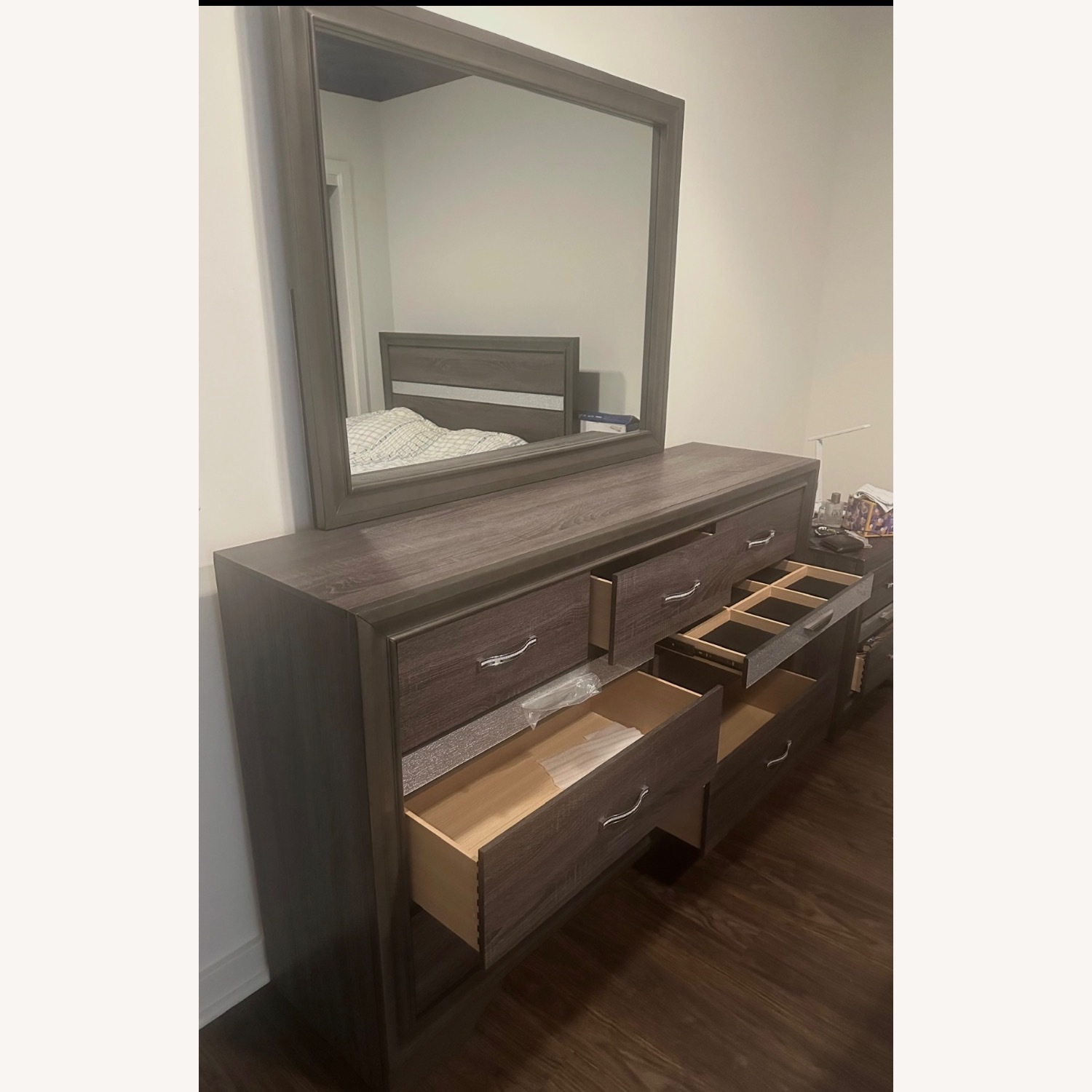 Raymour & Flanigan Dresser and Mirror Set - image-2