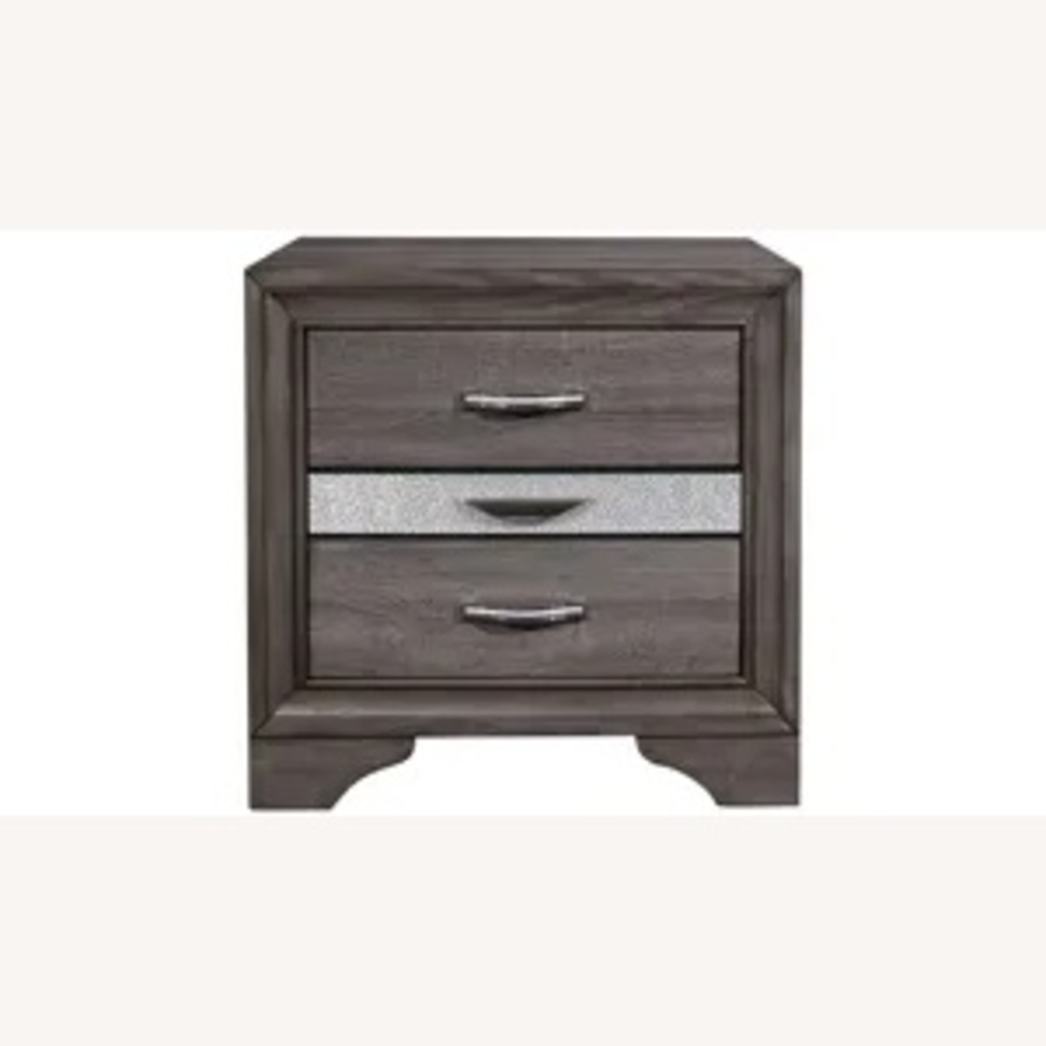 Raymour & Flanigan Dark Gray Nightstand - image-4