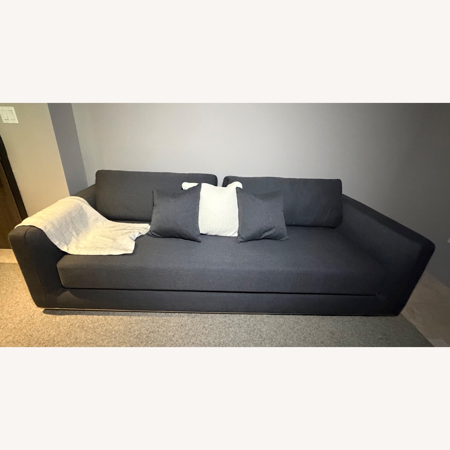 Rove Concepts Dark Gray Sleeper Sofa - image-2