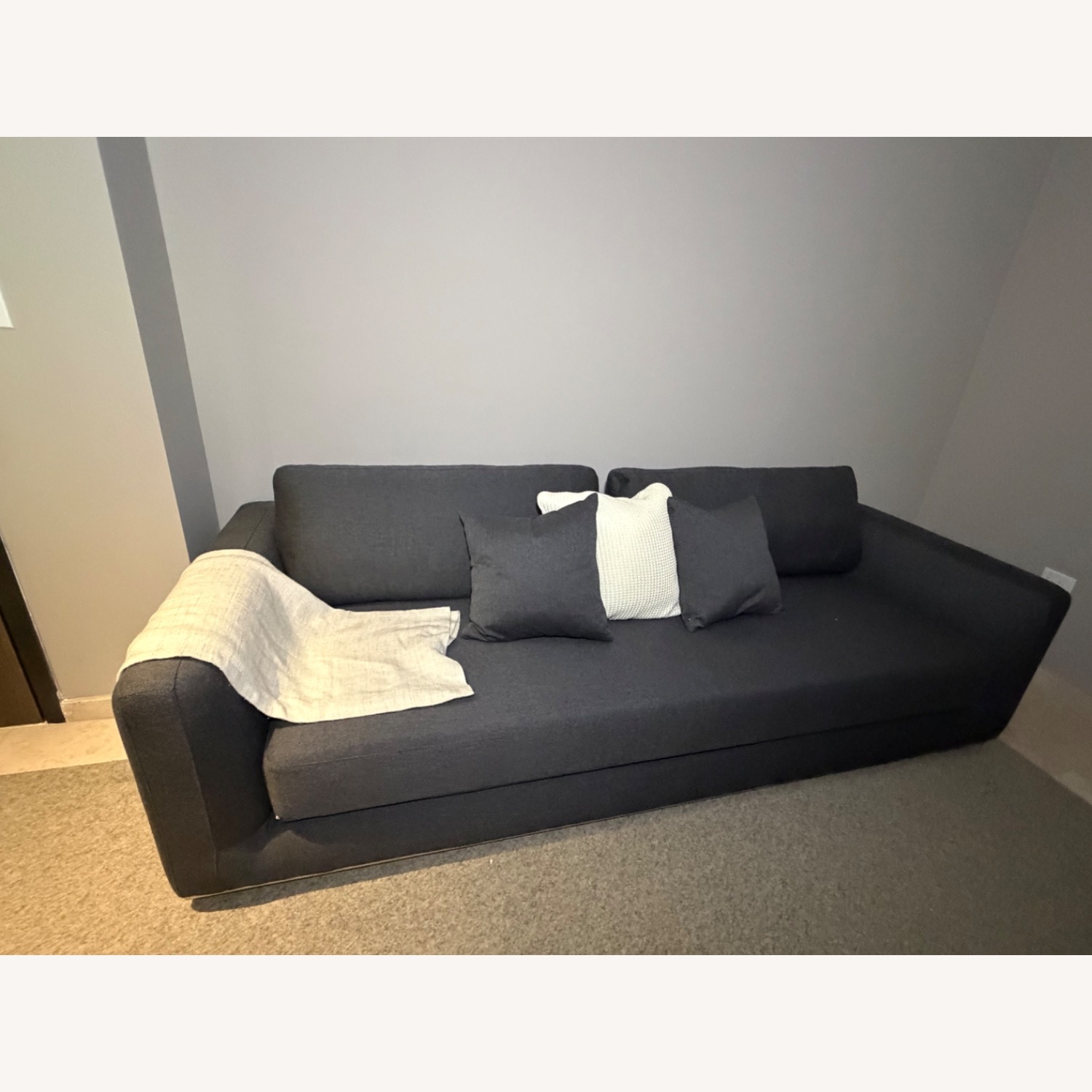 Rove Concepts Dark Gray Sleeper Sofa - image-4