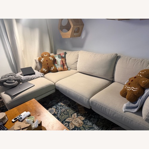 Used Burrow Field 3+Piece Sectional + Sleep Kit for sale on AptDeco