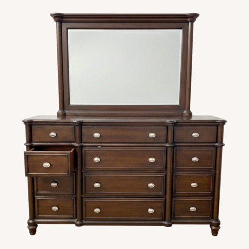 Used Dark Brown Wood Dresser for sale on AptDeco