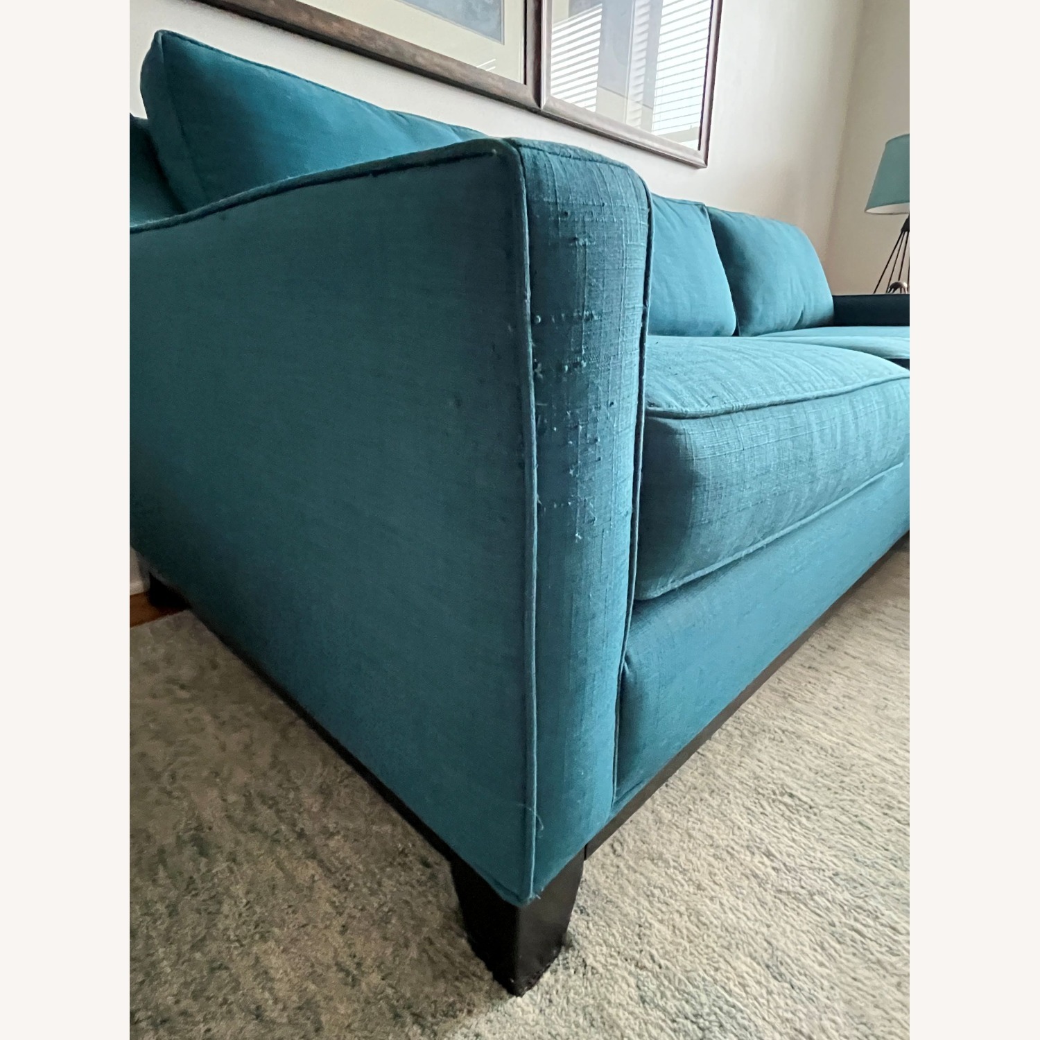 Macy's Bennett Blue Chaise Lounge - image-2