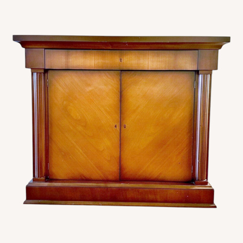 Used The Bombay Company Wood Cabinet for sale on AptDeco