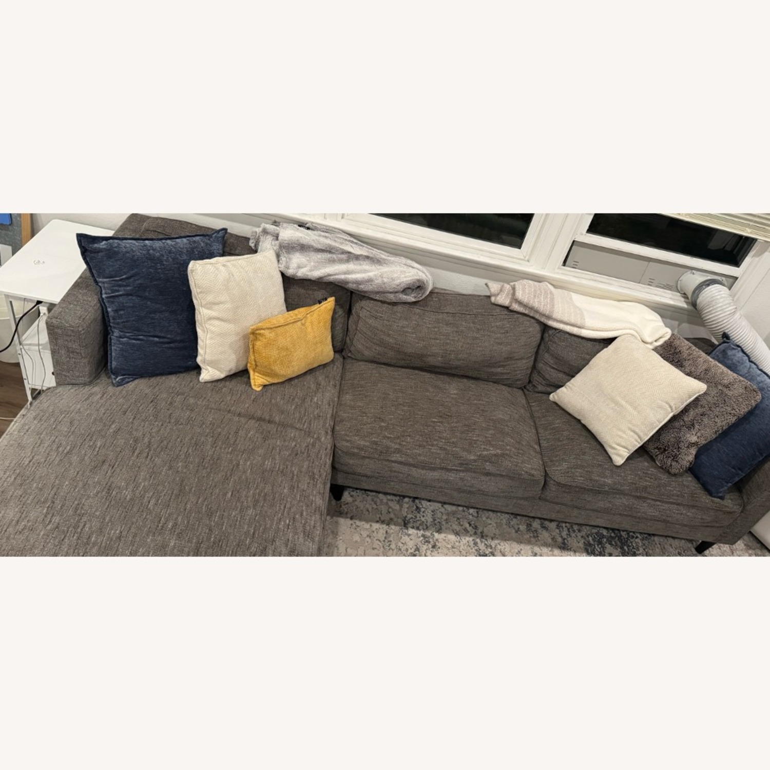 Grey Sectional Couch - image-2