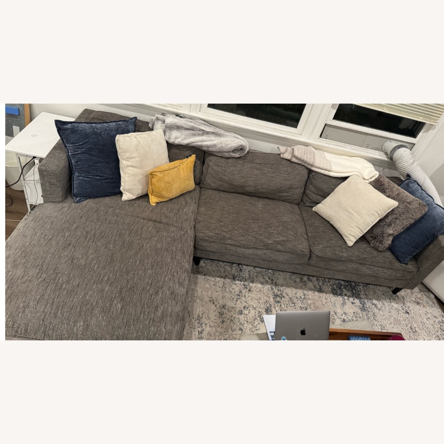 Grey Sectional Couch - image-3