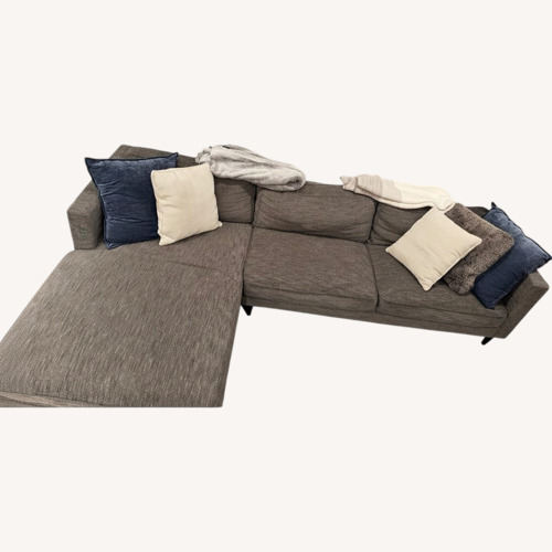 Used Grey Sectional Couch for sale on AptDeco