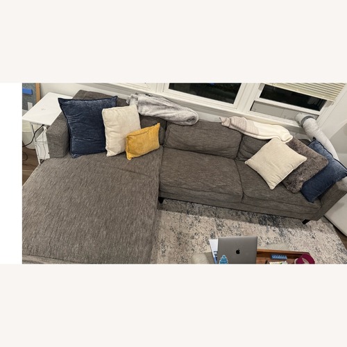 Used Grey Sectional Couch for sale on AptDeco