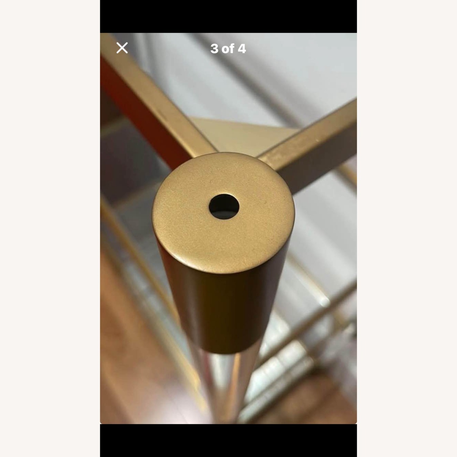 Anthropologie Oscarine Lucite Mirrored Bookshelf - image-3