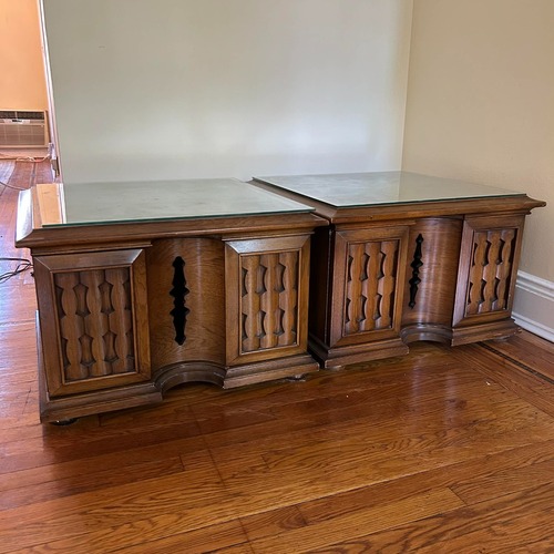 Used Pair of Vintage End Tables for sale on AptDeco