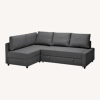 IKEA Dark Gray Fabric Sleeper Sofa