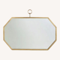 Anthropologie Paige Brass Wall Mirror 