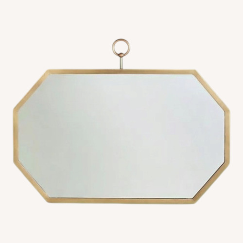Used Anthropologie Paige Brass Wall Mirror  for sale on AptDeco