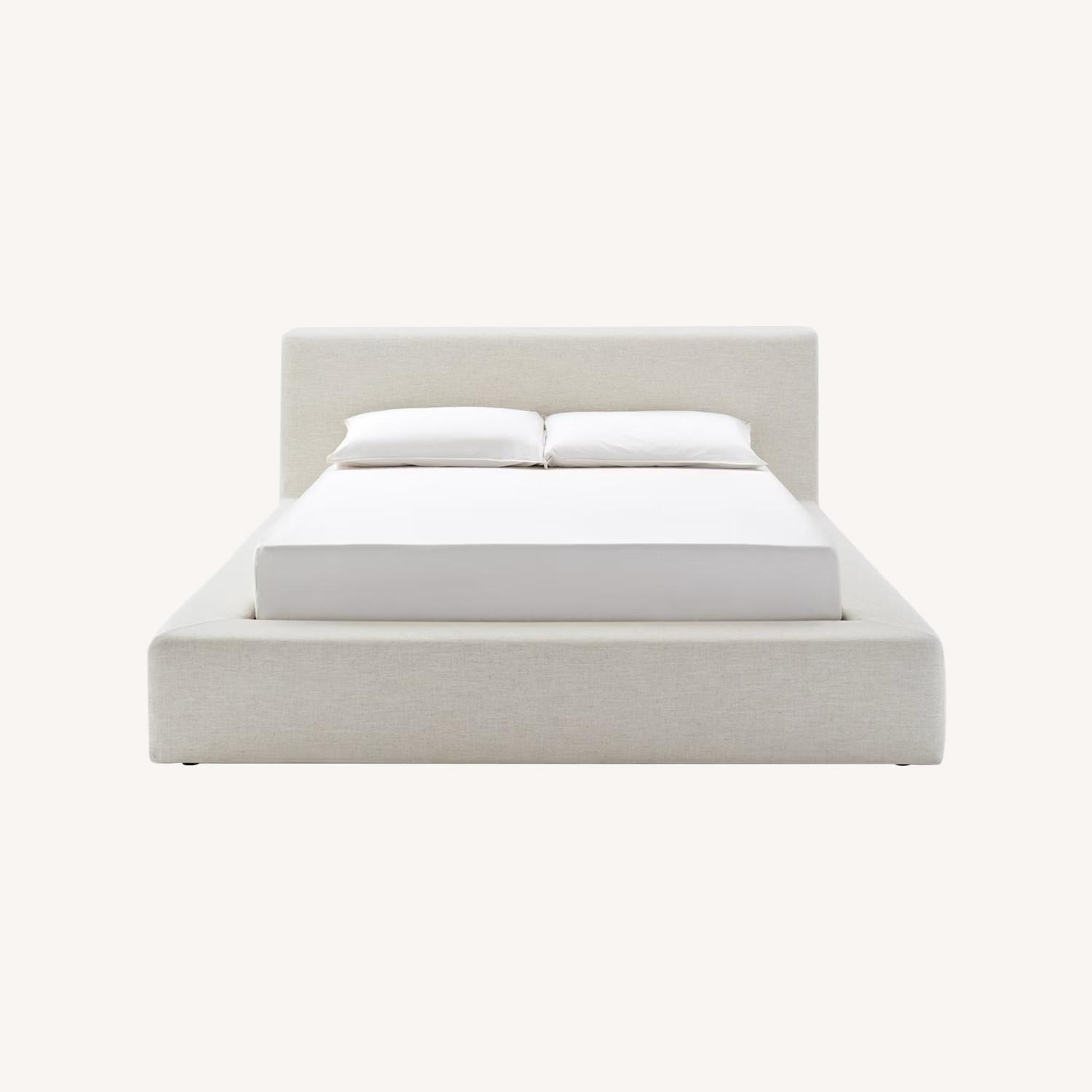 Castlery Dawson Beach Linen Fabric Queen Bed - image-1