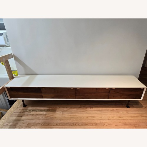 Used Organic Modernism TV 4-Drawer Media Console for sale on AptDeco