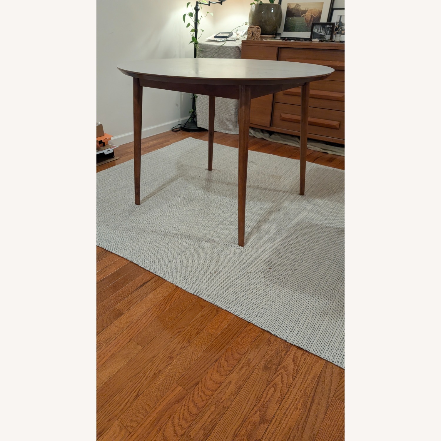 West Elm Fishs Eddy White Wood Dining Table - image-2