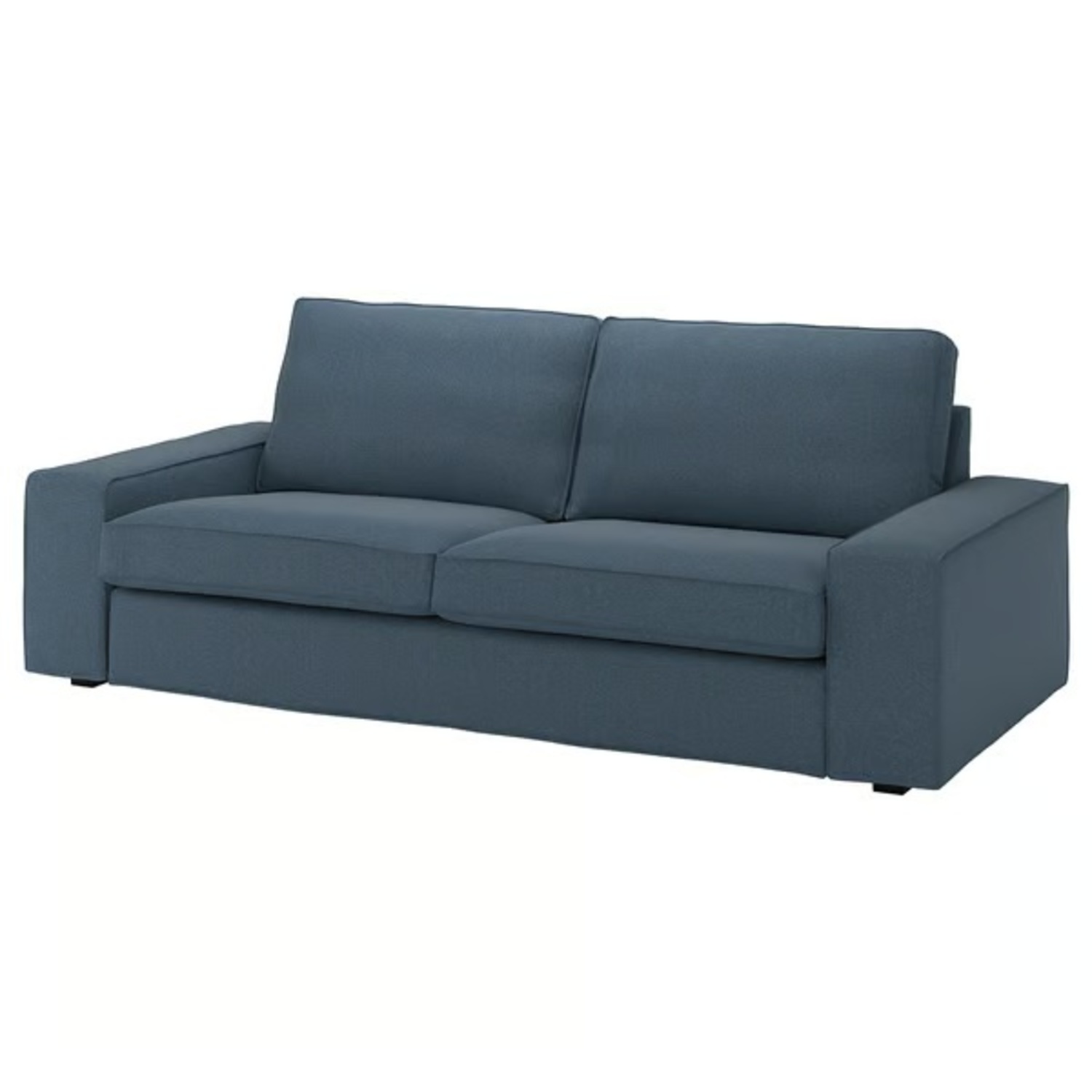 IKEA Blue Fabric Sleeper Sofa - image-7