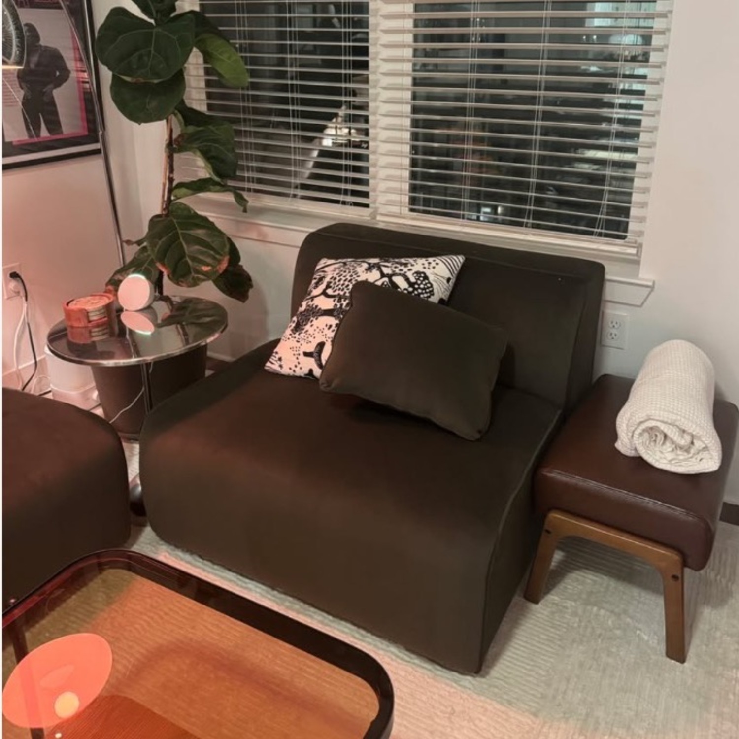 Living Spaces Green 3+ Seater Sofa - image-3