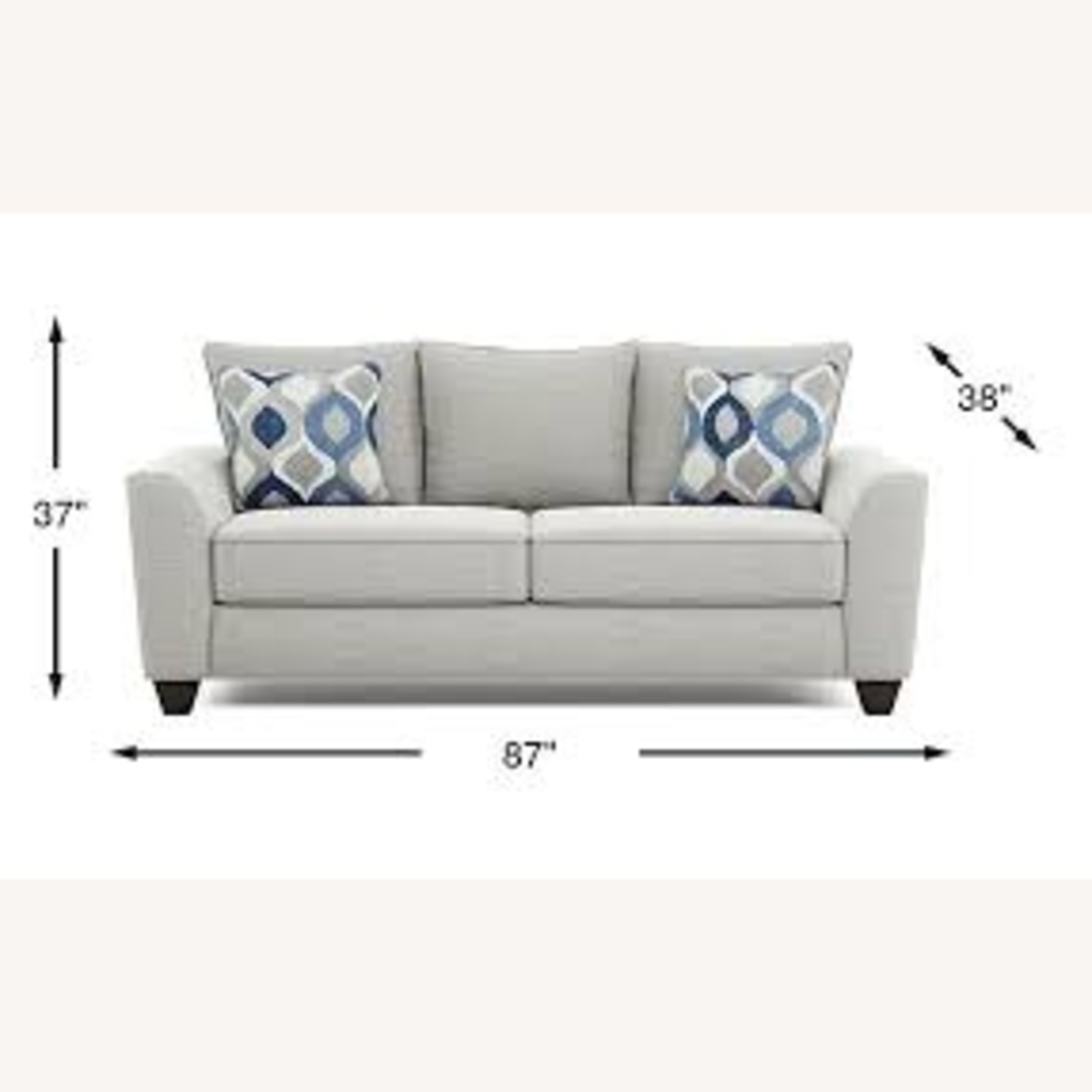 Rooms To Go Queen Gel Foam Sleeper Sofa - image-7