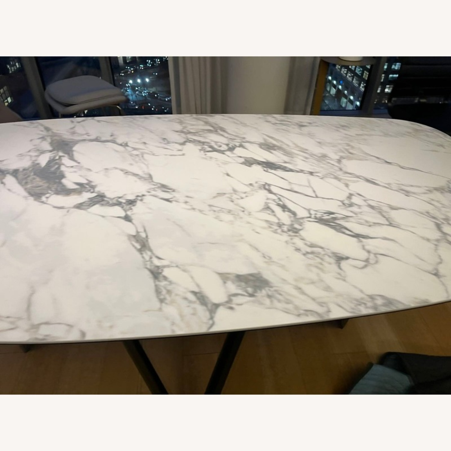 Calligaris Cartesio White Marble Dining Table - image-6
