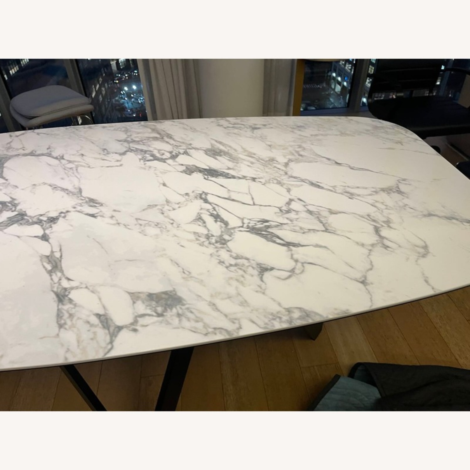 Calligaris Cartesio White Marble Dining Table - image-5