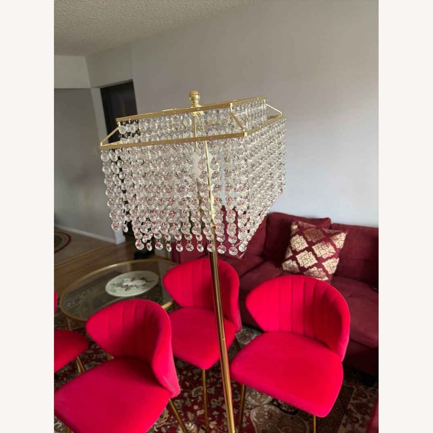 Amazon Gold Crystal Lamp - image-3