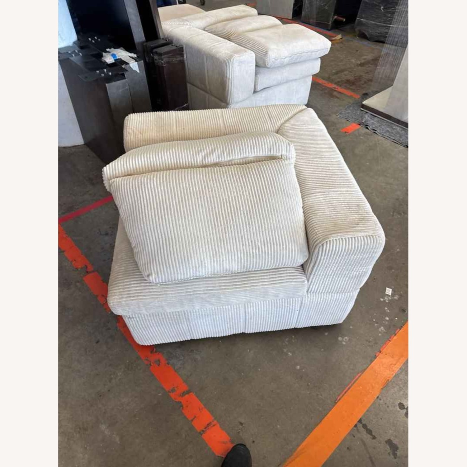 Wayfair Atianna 4 Piece Corduroy Sectional - image-8