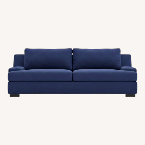 Used Turner Queen Sleeper Blue Fabric Sleeper Sofa for sale on AptDeco