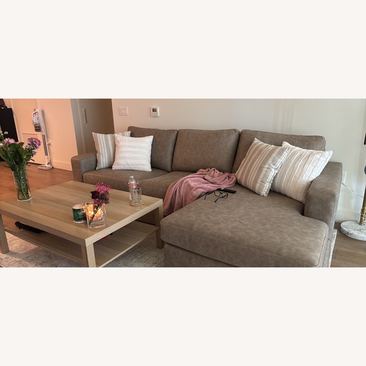 Living Spaces 3+ Piece Sectional - image-3