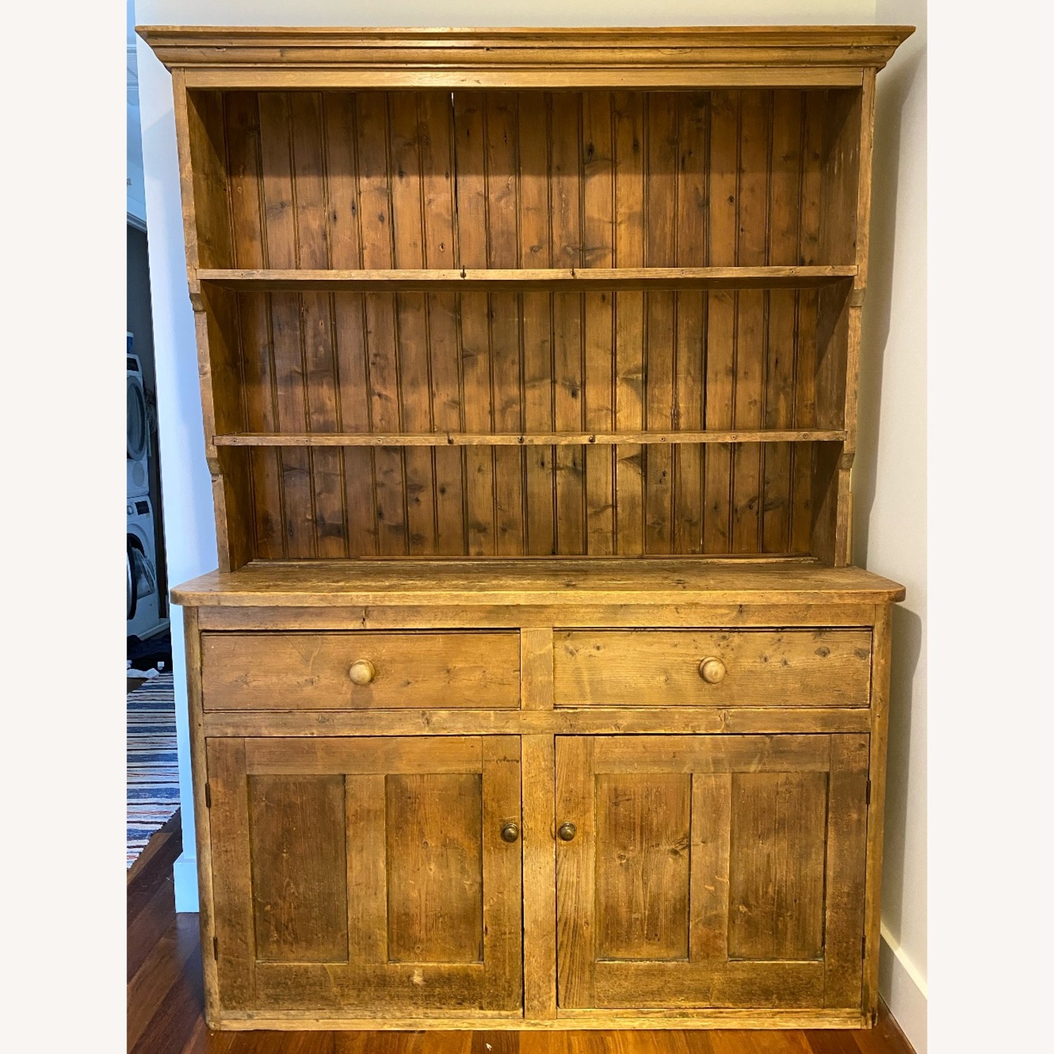 Vintage/Antique English Pine Welsh Dresser/Hutch - image-1