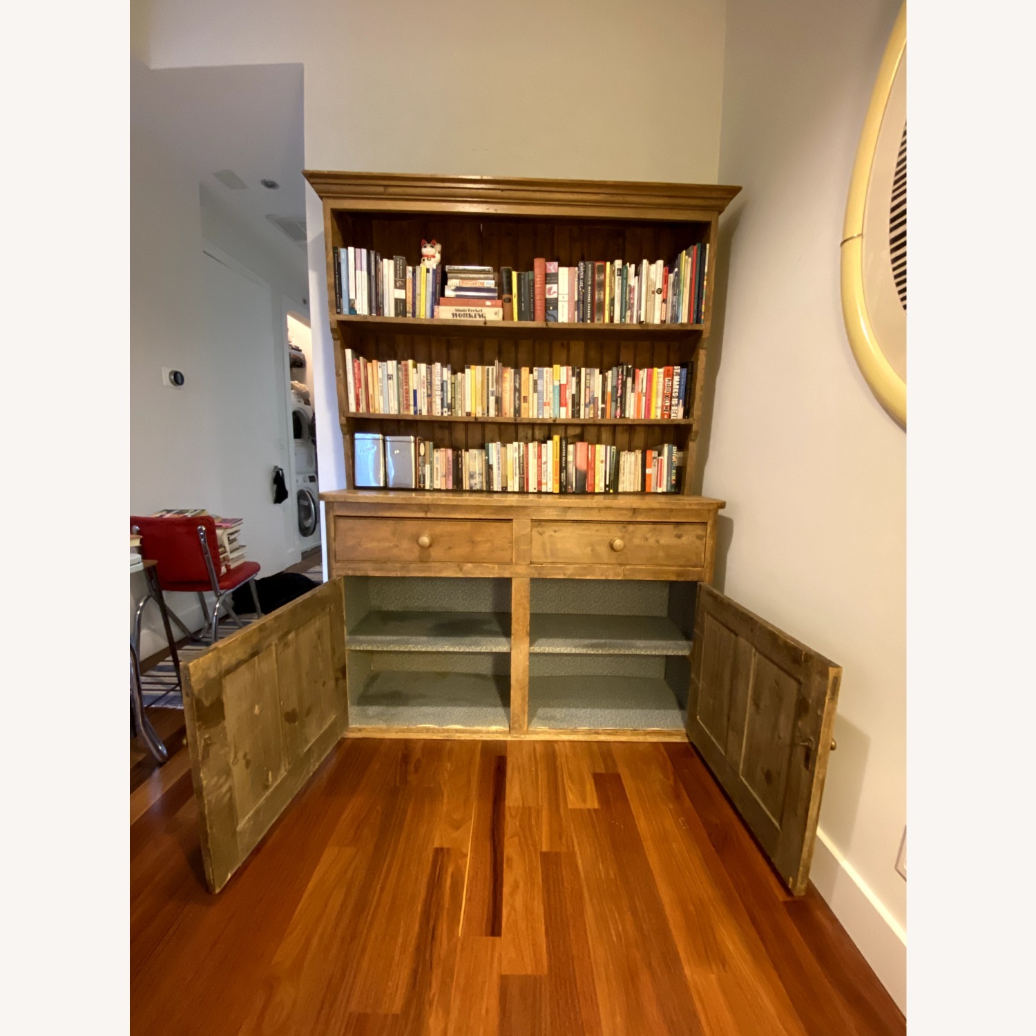 Vintage/Antique English Pine Welsh Dresser/Hutch - image-3