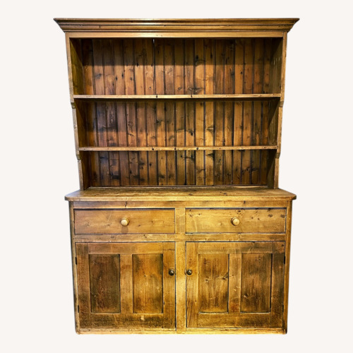 Used Vintage/Antique English Pine Welsh Dresser/Hutch for sale on AptDeco