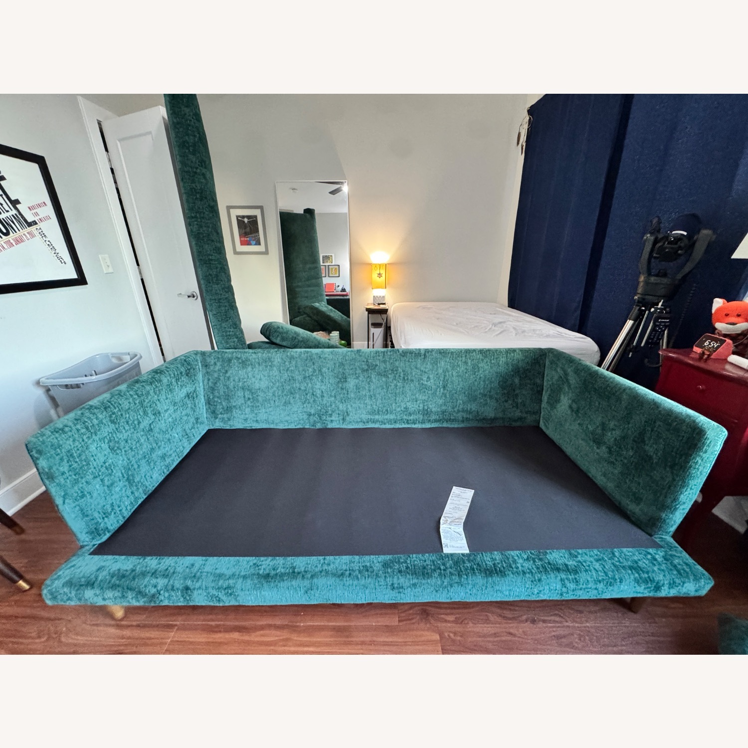 Joybird Lewis Green Fabric 3+ Seater Sofa - image-10