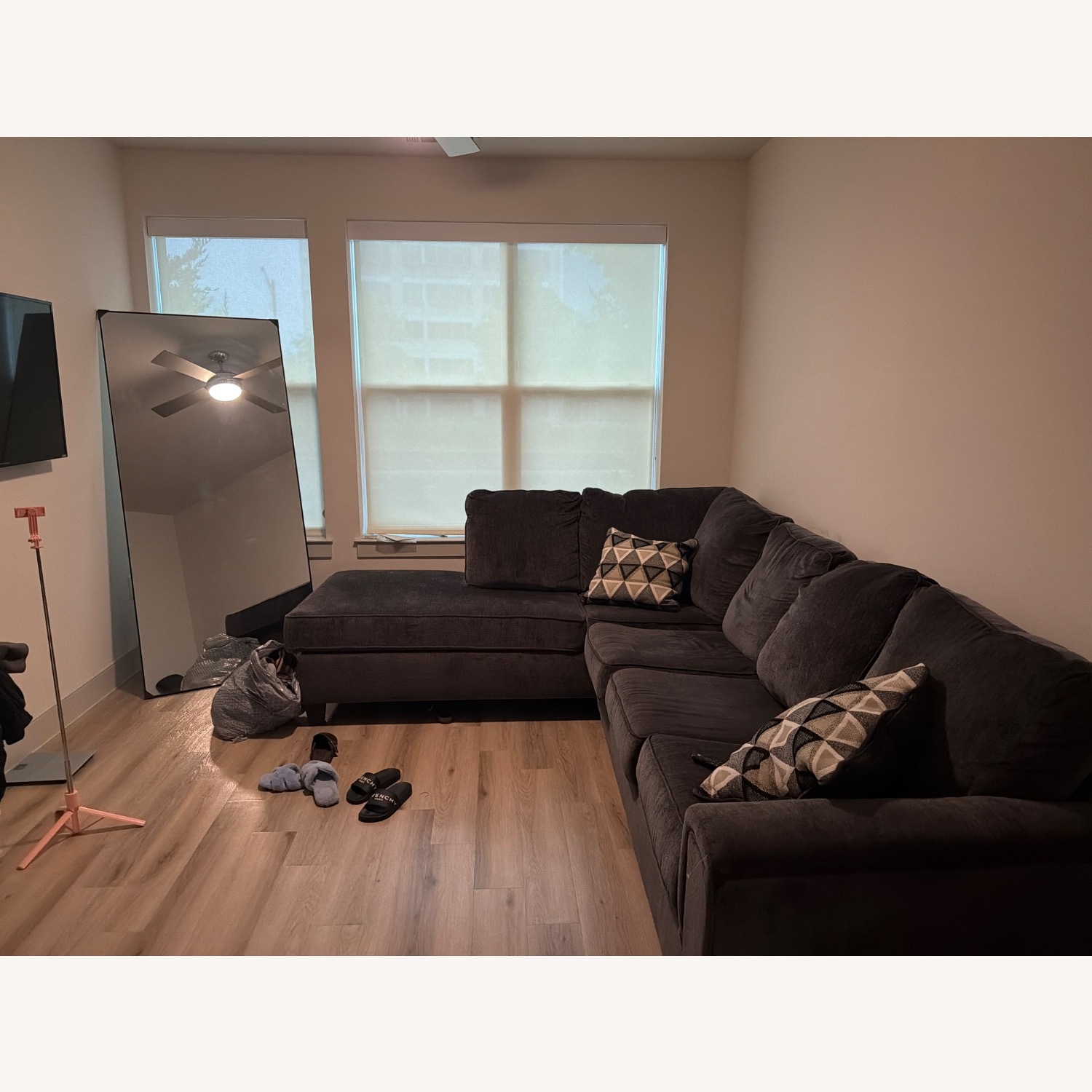 Ashley Furniture Dark Gray 2 Piece Sectional - image-3