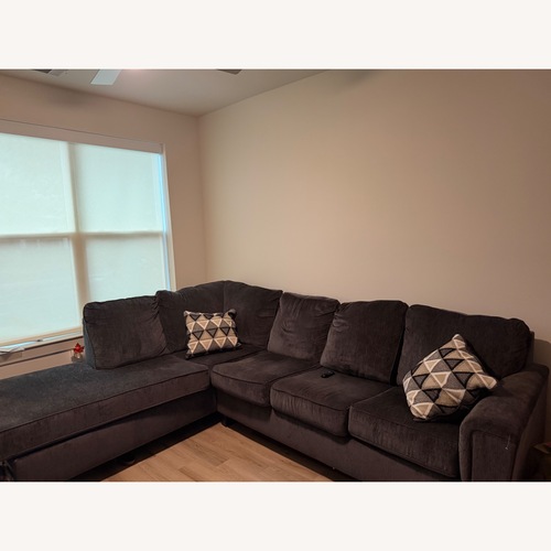 Used Ashley Furniture Dark Gray 2 Piece Sectional for sale on AptDeco