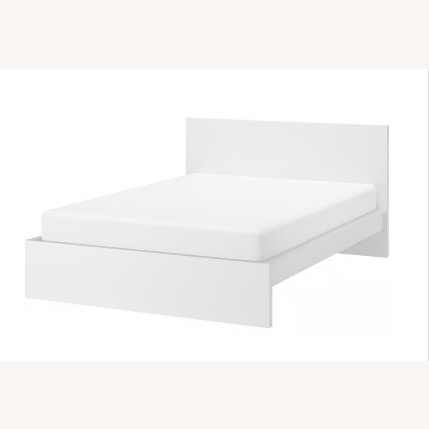 IKEA Malm White Wood Queen Bed - image-2