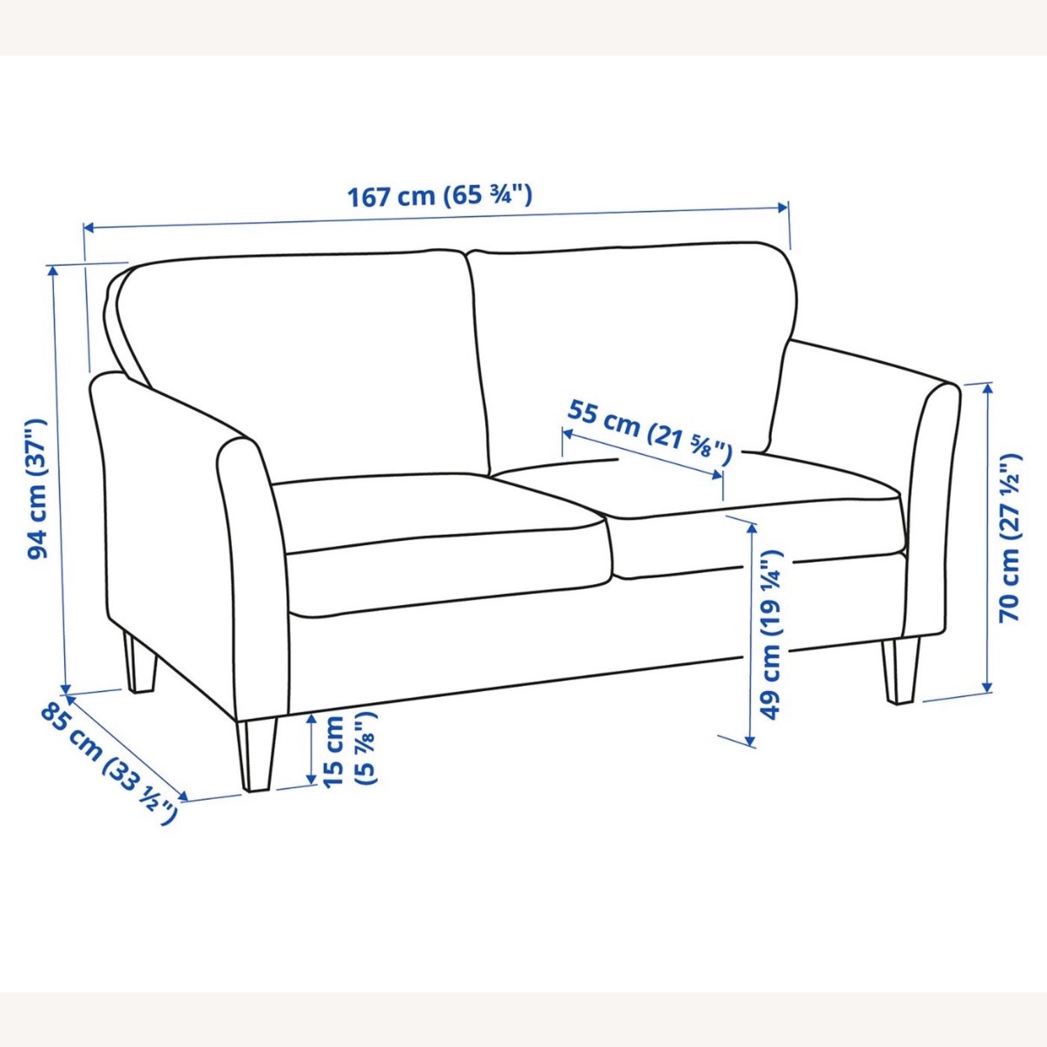 IKEA Ekholma Loveseat - image-5