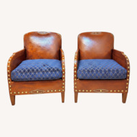 Vintage/Antique Finds Dark Brown Accent Chair